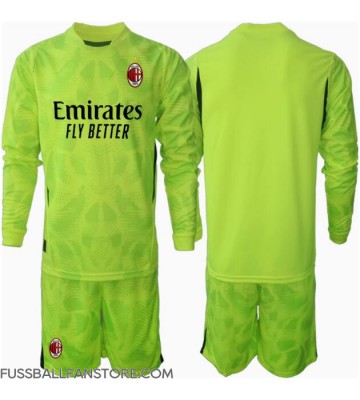 AC Milan Torwart Replik 3rd trikot Kinder 2024-25 Langarm (+ Kurze Hosen)